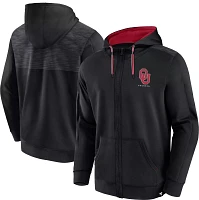 NCAA Men's Oklahoma Sooners Black Power Index Full-Zip Hoodie