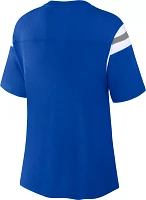 NCAA Women's Kentucky Wildcats Blue BiBlend Colorblock T-Shirt