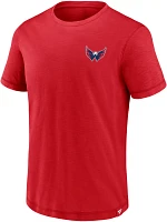 NHL Washington Capitals 2-Hit Logo Red T-Shirt