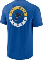 NHL St. Louis Blues 2-Hit Logo Blue T-Shirt