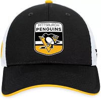 NHL Pittsburgh Penguins 2023-2024 Authentic Pro Draft Trucker Hat