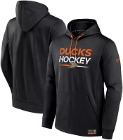 NHL Anaheim Ducks Authentic Pro Rink Black Pullover Hoodie