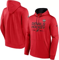 NHL 2023-2024 Stadium Series New Jersey Devils Authentic Pro Red Fleece Pullover Hoodie