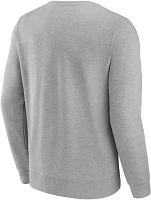 NHL Chicago Blackhawks Back Court Grey Crew Neck Sweatshirt