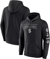 NHL Seattle Kraken Sleeve Hits Black Pullover Hoodie