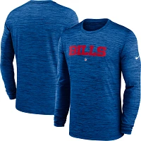 Nike Men's Buffalo Bills Sideline Velocity Royal Long Sleeve T-Shirt