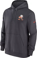 Nike Men's Cleveland Browns 2023 Sideline Club Anthracite Pullover Hoodie