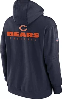 Nike Men's Chicago Bears 2023 Sideline Club Navy Pullover Hoodie