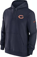 Nike Men's Chicago Bears 2023 Sideline Club Navy Pullover Hoodie