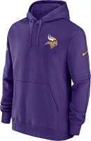 Nike Men's Minnesota Vikings 2023 Sideline Club Purple Pullover Hoodie