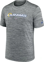 Nike Men's Los Angeles Rams Sideline Velocity Grey T-Shirt