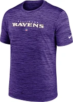 Nike Men's Baltimore Ravens Sideline Velocity Purple T-Shirt