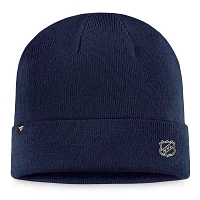 NHL St. Louis Blues 2023 Authentic Pro Prime Navy Cuffed Beanie