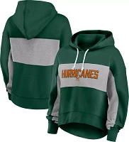 NCAA Women's Miami Hurricanes Green Pullover Hoodie