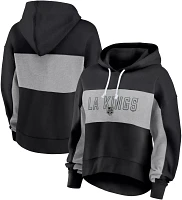 NHL Women's Los Angeles Kings Filled Stat Sheet Black Pullover Hoodie