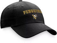 NHL Women's Pittsburgh Penguins Script Black Dad Hat