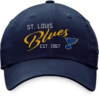 NHL Women's St. Louis Blues Script Navy Dad Hat