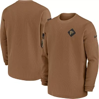 Nike Men's Atlanta Falcons 2023 Salute to Service Brown Long Sleeve Crew