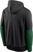 Nike Men's New York Jets Overlap Black Pullover Hoodie