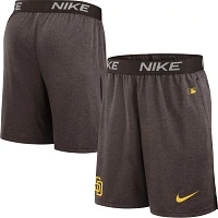 Nike Men's San Diego Padres Brown Authentic Collection Knit Shorts