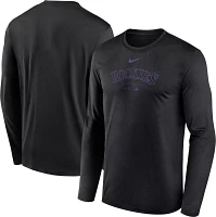 Nike Men's Colorado Rockies Black Authentic Collection Issue Long Sleeve T-Shirt