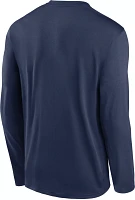 Nike Men's Atlanta Braves Navy Authentic Collection Issue Long Sleeve T-Shirt