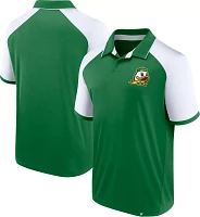 NCAA Men's Oregon Ducks Green/White Agility Logo Polo