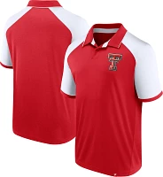 NCAA Men's Texas Tech Red Raiders Red/White Agility Logo Polo