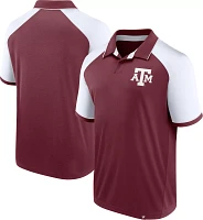 NCAA Men's Texas A&M Aggies Maroon/White Agility Logo Polo