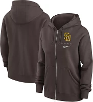 Nike Women's San Diego Padres Brown Full-Zip Hoodie