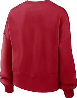 Nike Women's Atlanta Braves Red Fleece Crew Neck Sweatshirt