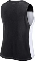 MLS Women's Houston Dynamo Color-Block Black Tank Top