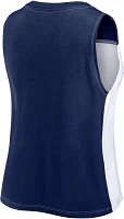 MLS Women's Nashville SC Color-Block Navy Tank Top