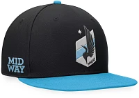 MLS Adult Minnesota United FC Downtown Black Adjustable Hat