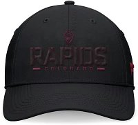 MLS Adult Colorado Rapids Fundamental Black Flexfit Hat