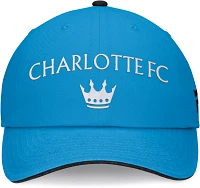 MLS Adult Charlotte FC Old School Blue Unstructured Adjustable Hat