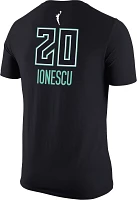 Nike Adult New York Liberty Sabrina Ionescu #20 Black T-Shirt