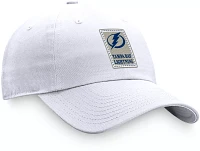 NHL Tampa Bay Lightning Patch White Adjustable Hat