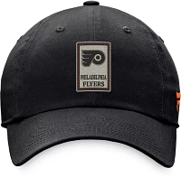 NHL Philadelphia Flyers Patch Black Adjustable Hat