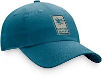 NHL San Jose Sharks Patch Blue Adjustable Hat