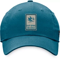 NHL San Jose Sharks Patch Blue Adjustable Hat