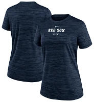 Nike Women's Boston Red Sox Navy Authentic Collection Velocity T-Shirt