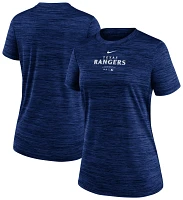 Nike Women's Texas Rangers Royal Authentic Collection Velocity T-Shirt