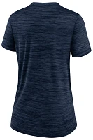 Nike Women's Cleveland Guardians Blue Authentic Collection Velocity T-Shirt