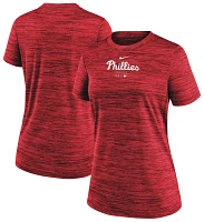 Nike Women's Philadelphia Phillies Red Authentic Collection Velocity T-Shirt