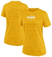 Nike Women's Pittsburgh Pirates Yellow Authentic Collection Velocity T-Shirt