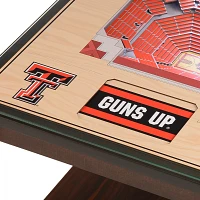 You The Fan Texas Tech Red Raiders 25-Layer Stadium Views Lighted End Table