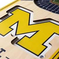 You The Fan Michigan Wolverines 6"x19" 3-D Banner