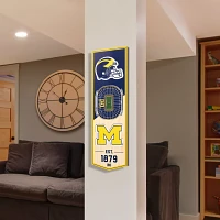 You The Fan Michigan Wolverines 6"x19" 3-D Banner