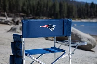 Picnic Time New England Patriots Blue Chair with Table